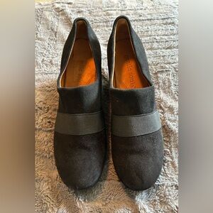 Black Gentle Souls Slip-On Wedge Loafers
